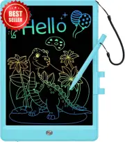10" LCD Writing Tablet for Kids Colorful Drawing Pad Educational Toy Age 6+