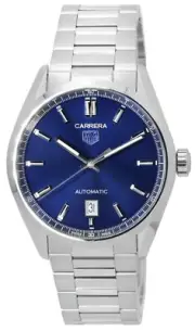 TAG Heuer Carrera WBN2112.BA0639 Blue Dial Steel Band 39mm Automatic Men's Watch