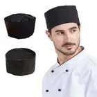 Japanese-Style Chef Flat Top Caps Chef Hat Japanese and Korean Cuisine