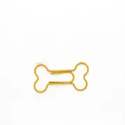 24pcs/lot Dog Bone Shaped Paper Clips Kawaii Stationery Metal Binder Clips Notes Letter Paper Schedule Invoice Clip Stationery