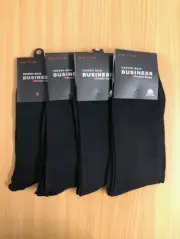 12 Pairs Premium Cotton Black Business Dress work Socks: 2-8, 6-11, 11-14