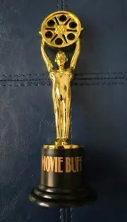 6” Plastic Movie Academy Award Movie Buff Trophy Gold Party Prize New
