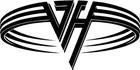 Eddie Van Halen logo #2 VINYL DECAL Guitar, 70' 80's 90's, rock, bumper sticker