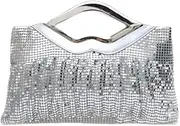 [Ymall] Women Large Bridal Sequined Party Wedding Handbag Prom Formal Evening Clutch Bag