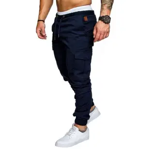 Men long straight jeans mens jogger trousers casual pants
