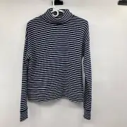 Vineyard Vines Striped Funnel Neck Top Womens XS New