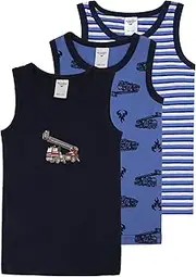 [SALT AND PEPPER] Boys Vest, Multi-Coloured