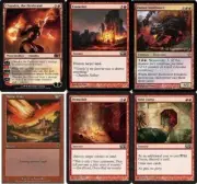 Red Land Destruction Deck - Chandra - Kazuul 60 Cards- Magic The Gathering MTG