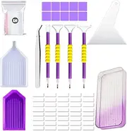 Rhinestone Art Kits, Multi-Purpose Rhinestone Painting Tools, User-Friendly Craft Accessories, Gem Art Set with Pouches, Tweezer for Adults, Kids