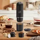 Portable 2 In1 Espresso Machine, Compatible Capsules and Ground Coffee,19 Bar Pr
