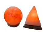 Himalayan Ball & Pyramid Crystal Salt Lamp Natural Night Light Rock Health