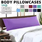 Body Pillow Case Full Long Slip Pillow Cover Protector Home Sofa Decor 48x150 cm