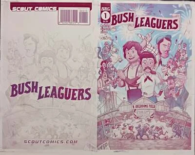 Bush Leaguers #1 - Cover Plate - Magenta - Printer Plate - PRESSWORKS - Comic Ar
