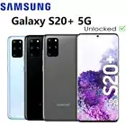 New Samsung Galaxy S20+ S20 Plus 5G 128GB Unlocked Smartphone SIM FREE 64MP 6.7"