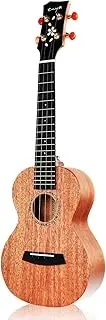 Enya MS Solid Mahogany Ukulele with Premium Gig Bag Richlite Fingerboard - Concert