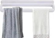 Wall Mounted Shoe Rack,Door Shoe Rack - Adhesive Foldable Footwear Holder, Towel Hanger for Dormitory Balcony Kitchen Garage RV Entryway