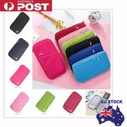 Travel Wallet Passport Holder Document Organiser Bag Ticket Credit Card Case