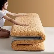 Portable futon Mattress, Multi-Size Japanese Floor mat, Foldable Guest Sleeping mat, Queen Size Mattress for Student Dormitories, recliners, Sofas