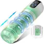Rechargeable Electric Penis Pump Digital Men Penis Enlarger Growth Trainer Toys