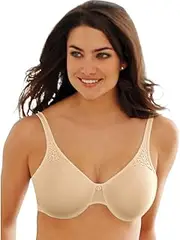 [Bali] Passion for Comfort Minimizer Underwire Bra, Soft Taupe, 36D