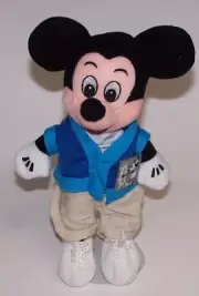 Willie Mickey Mouse 10" Bean Bag Plush Stuffed w/Pin Disney Limited ED 10,000
