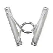 V Handle Cable Attachment LAT Pull Down Bar for Tricep Cable Machine Fitness