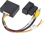 12 V RGB Converter Adapter, Reversing Camera Parts, Video Converter Box, Replacement with RGB-to-AV Converter for RCD510 RNS515 MainFrames, 5 W Work Performance, ABS Material