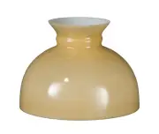 B&P Lamp® Opal Glass Student Shade, Buff Nu-Gold