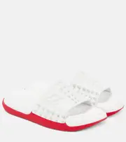 [Christian Louboutin] Christian Louboutin Take It Easy slides AU 8 white
