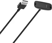 Replacement USB Fast Charging Speed Charger Cord Cable Lead Clipper for Fitbit Inspire 2 for Fitbit Ace3 Black