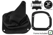 BLACK STITCH LEATHER GEAR BOOT+PLASTIC FRAME FOR FORD PINTO RUNABOUT 71-79