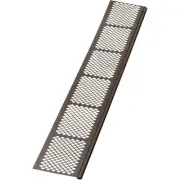 Amerimax 6-1/2 In. x 3 Ft. Brown Vinyl Gutter Guard 85379 Pack of 75 Amerimax