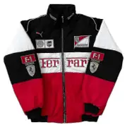 Men Racing Jacket With Red Embridery,jacket Suit F1 Racing Jacket L