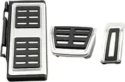 Durable Replacement Accessories Car Pedals Accelerator Gas Brake Clutch Rest Pedal Cover Kit Accessories for A3 8V Q2 Q3 SQ2 S1 S3 RS3 RS Q3 TT LHD(Style 1)