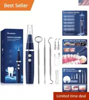 User-Friendly Dental Calculus Remover - 5 Modes and Stainless Steel Heads