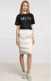 Alexander McQueen Band MCQ Logo Graphic T-Shirt Black XL Designer