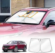 X-CAR Windscreen Sun Shade for Honda CR-V CRV 2023-2025 Blocks UV Rays Foldable Custom Wind Screen Sun Visor Protector