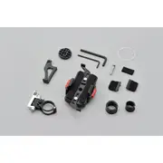 DAYTONA Corp. Holder Smartphone, M 22-29 MM, is firmly screwed to the handlebars