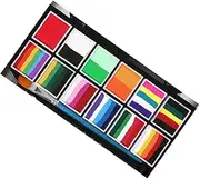 Water-soluble Face Painting Palette for Parties Boys and Girls Adults Bright Colors Quick Dry for Halloween Football Games