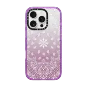 iPhone 16 Pro Impact Case MagSafe Compatible bandana paisley lace