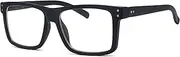 Eyekepper Oversized Reading Glasses Square Large Frame Readers for Men and Women