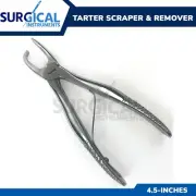 Dental Tarter Forceps Tooth Scraper & Calculus Remover 4.5" Veterinary German Gr