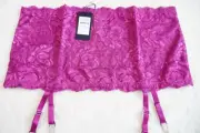 CITY CHIC Plus Size S / 16 Duet Garter Suspender Belt Cerise Sexy Lingerie