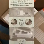 WITHit Mommy & Me Four LED Task and Reading Light, White