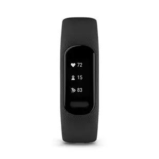 GARMIN vivosmart 5 健康心率手環 靜夜黑s/m