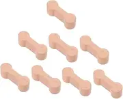[Totority] DIY Boys and Girls Train Track Connector 8pcs Wooden Train Track Connectors Toy Model Accessories Set