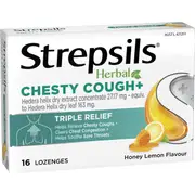 Strepsils Herbal Chesty Cough Lozenges 16 Pack