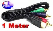 From OZ Quality 1PC 1M HDMI Male to 3 RCA Male Plug RGB Audio Video Lead Cable +