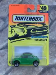 Matchbox Volkswagen SuperFast VW Concept Green #49. 1996. MIP