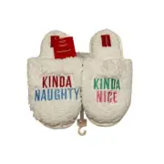 Christmas Slippers 7/8 house shoes gift holiday present Chinese White Elephant